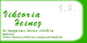 viktoria heincz business card